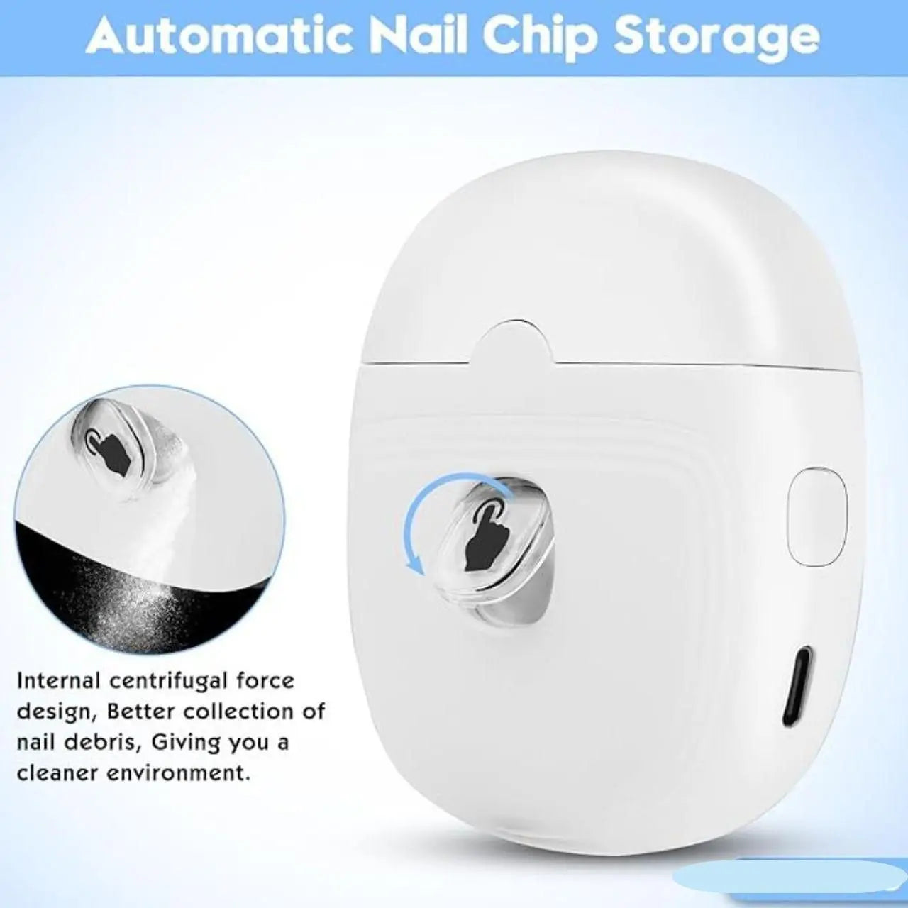 Rechargeable Electric Nail Clipper| Best quality Product The Cosy Club