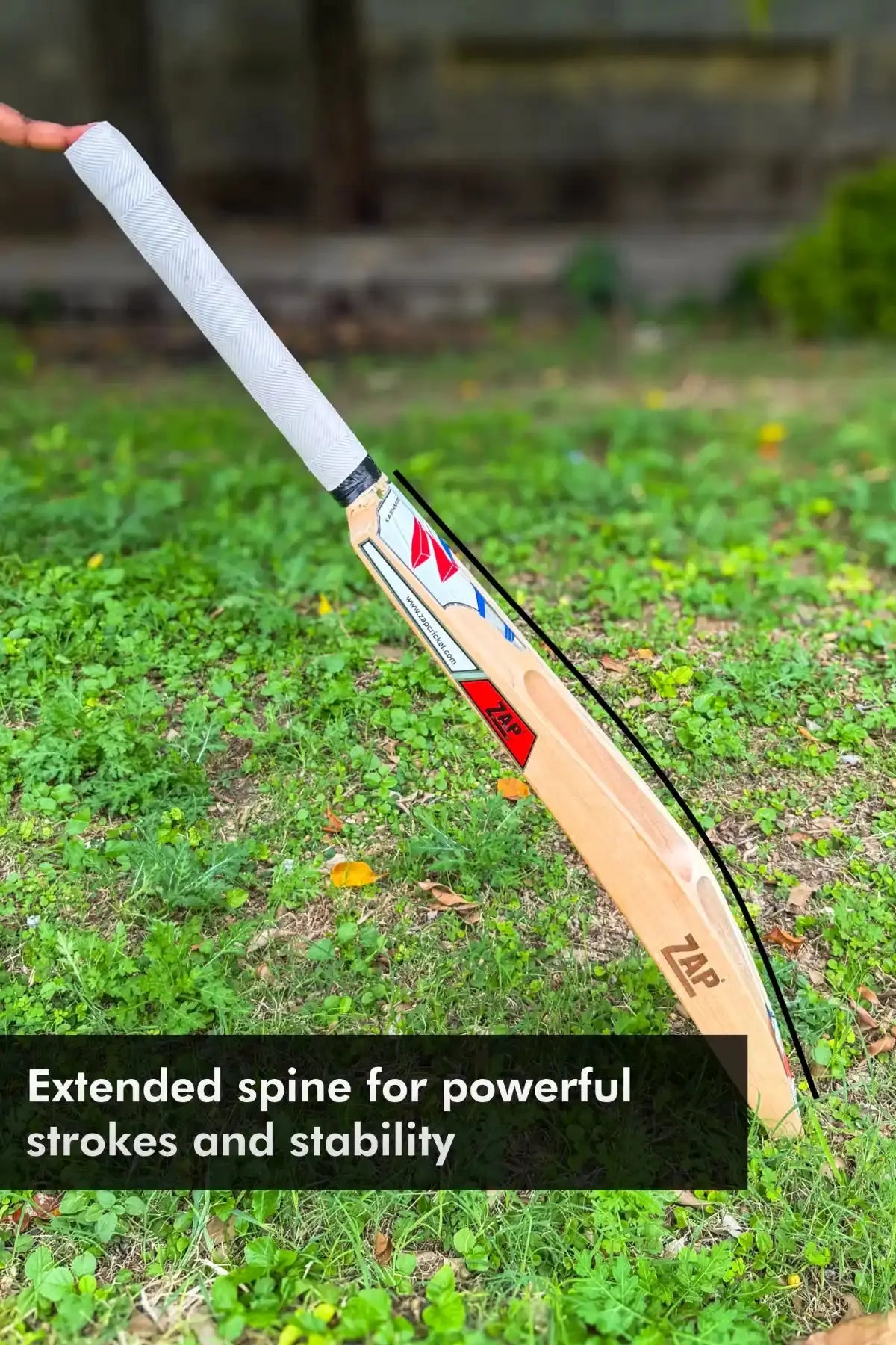 ZAP Invincible Power Scoop Tennis Cricket Bat-1